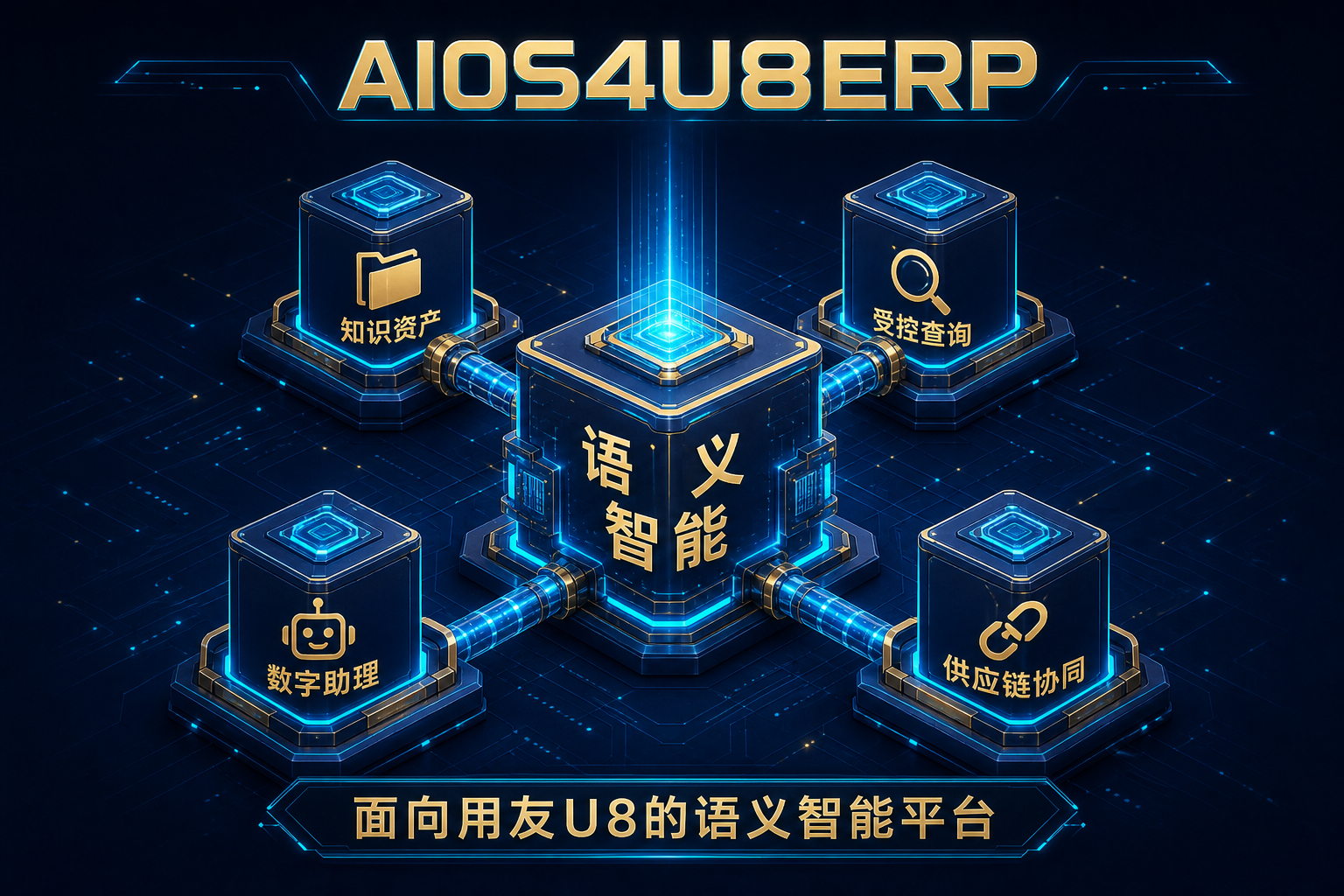 AIOS4U8ERP 产品族：知识、字典、助手与协同