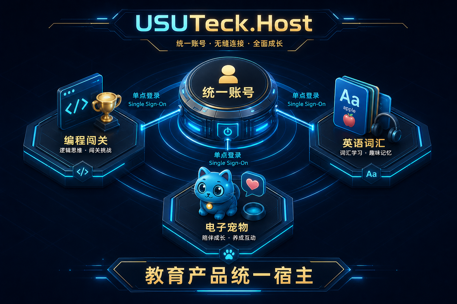 USUTeck.Host：统一账号、家庭管理与积分